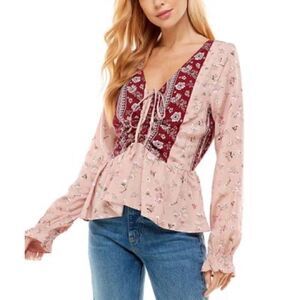 derek heart | floral top